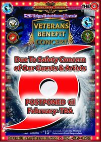 POSTPONED -Third Annual Veteran's Benefit Show!-POSTPONED