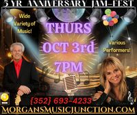 Morgans Music 5th Anniversary Celebration!
