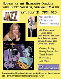 Susannah Martin "Howlin' at the Highlands" - Outdoor Amphitheatre Jazz Concert