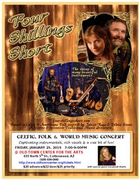 Celtic, Folk & World Music Concert - Four Shillings Short with Susannah Martin