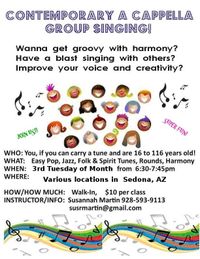 Contemporary Acappella Class/Choir - Group Singing!