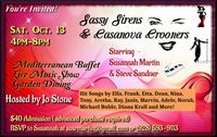 "Sassy Sirens & Casanova Crooners" Garden Music Party