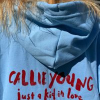 just a kid in love zip up hoodie