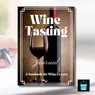 wine tasting notebook , wine journal, wine lover gifts,  wine tasting diary, wine guide, cabernet sauvignon book , chardonnay book