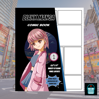 blank manga anime comic book , marvel comic book, japan culture anime, create own comic book, 