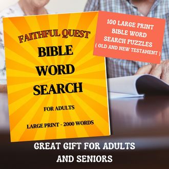 bible word search for adults and seniors word puzzle 