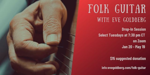 Online Tuesday Night Folk Guitar Fee