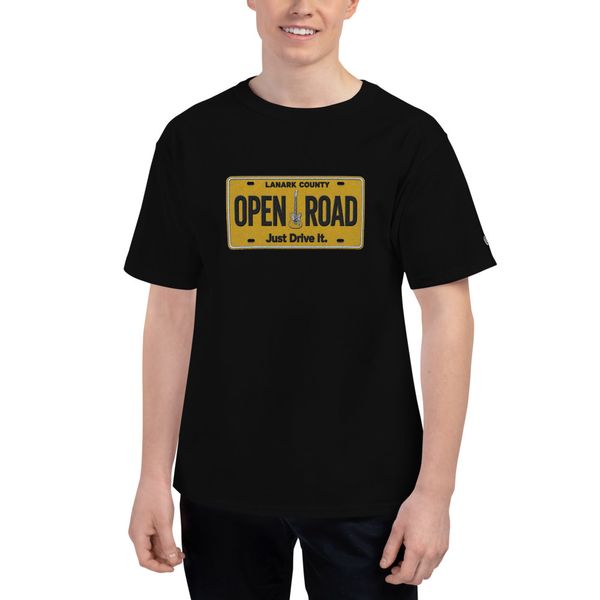 Men's Champion Heritage T-Shirt | T105 - Black/Yellow