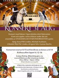 Concert with horses at Sparreholms Slott
