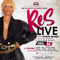 Urban Organic Presents Res, Live in Detroit - <<<<<<Early Show 7PM>>>>>