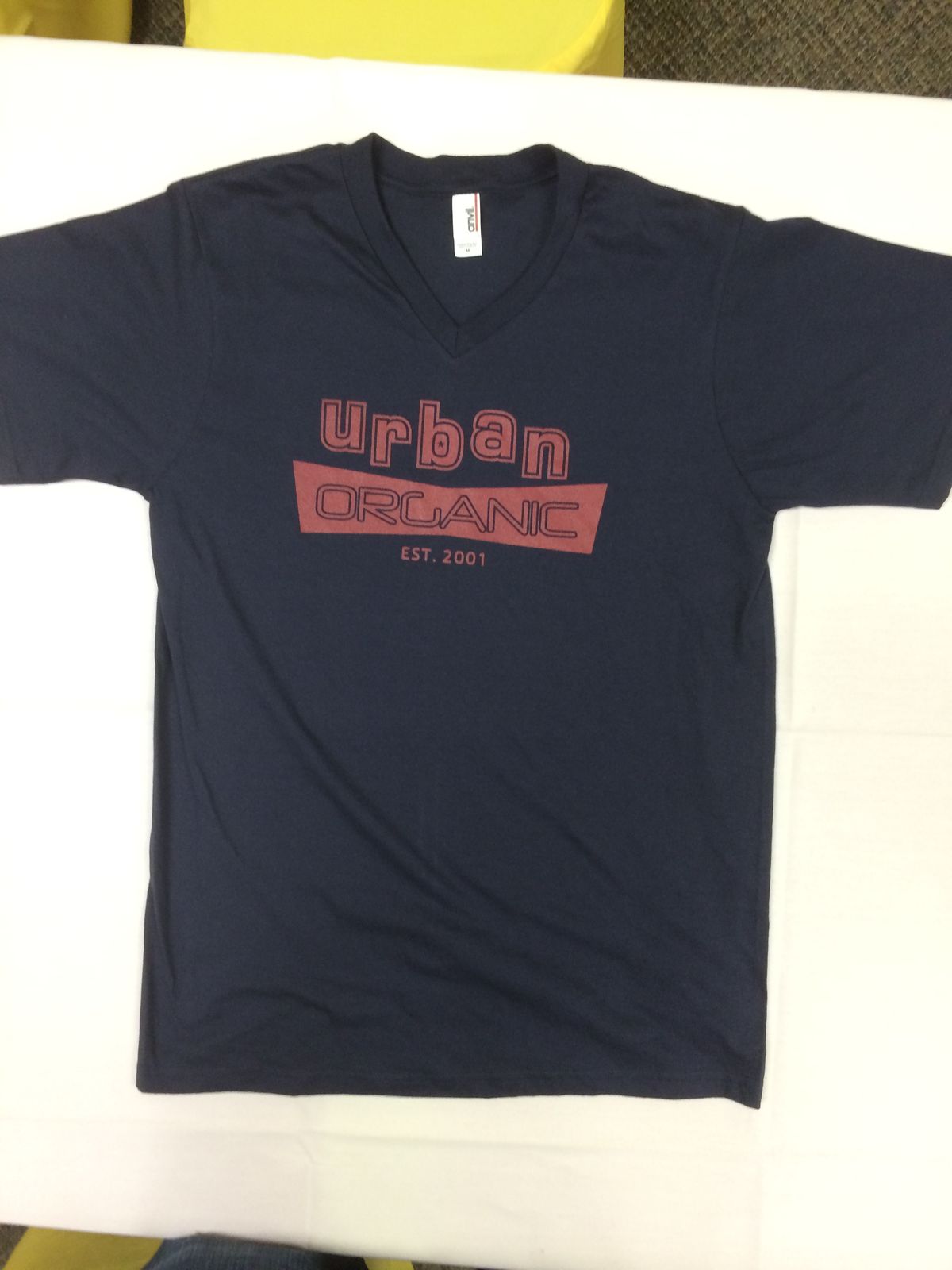 Men's Navy Blue  V Neck T