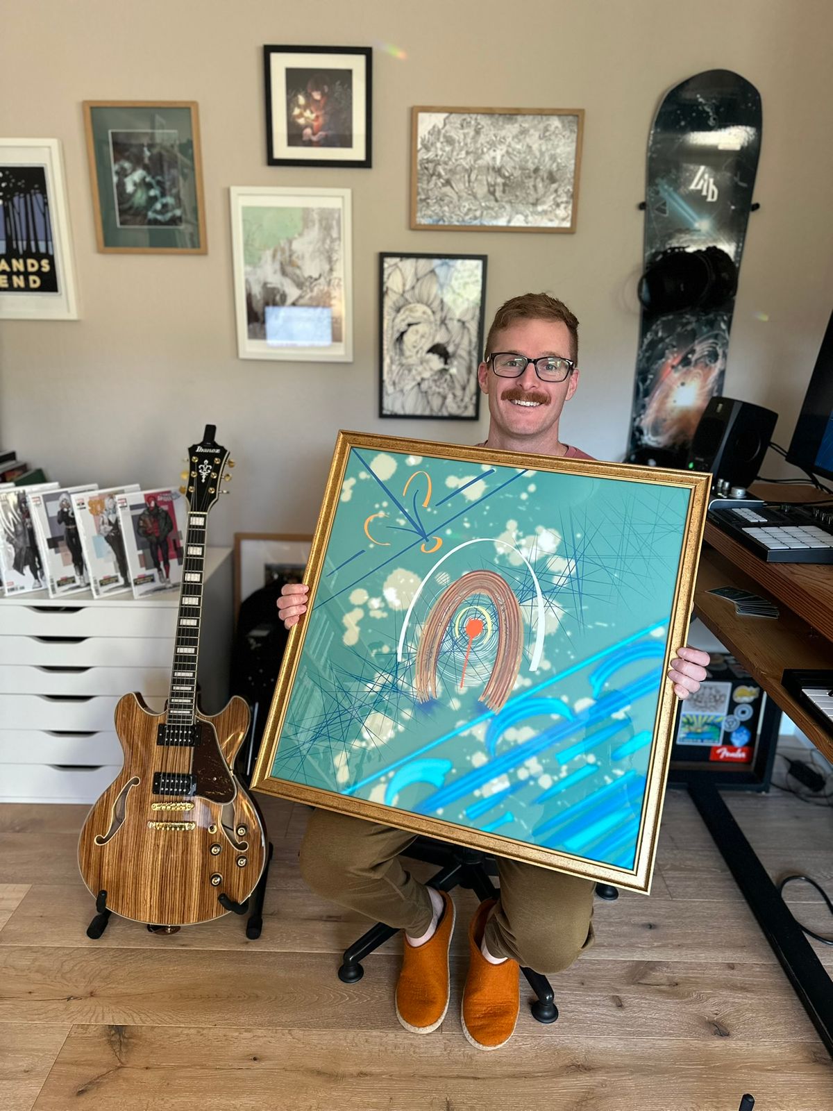 Framed Tidal Haven Art Print