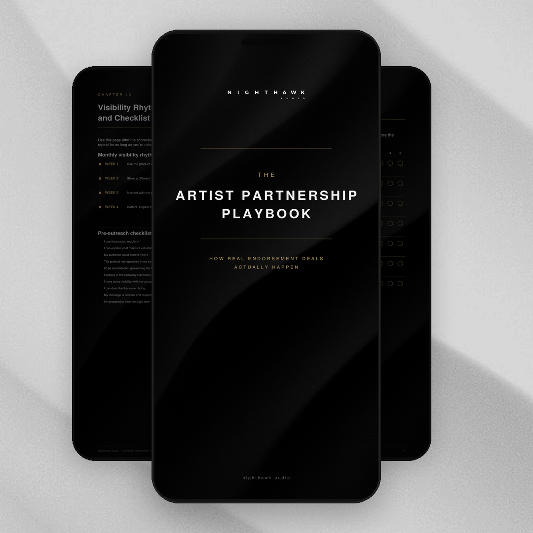 The Artist Partnership Playbook