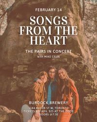 “Songs from the Heart” featuring The Pairs and Mike Celia