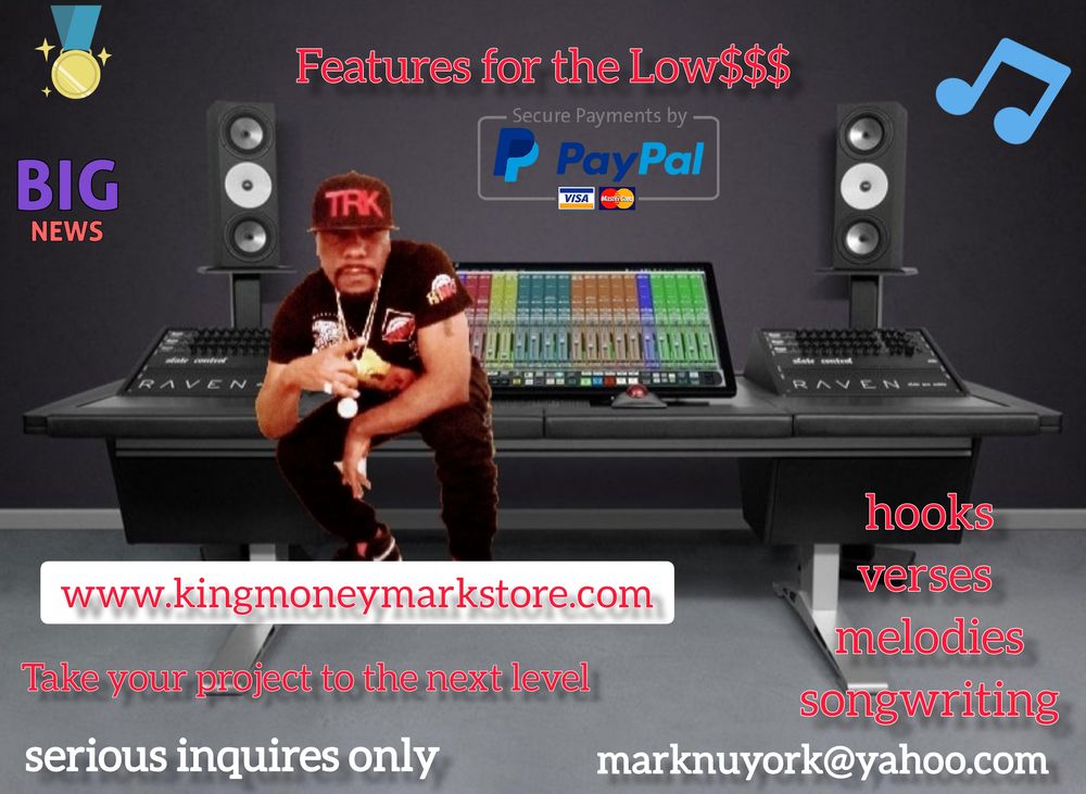 famous recording artist promoting songwriting music services