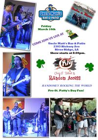 Chris F. Billiot & Random Access Live @ Uncle Matt's Bar & Patio