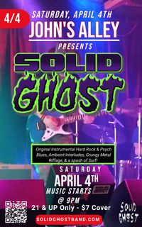 Solid Ghost LIVE at John's Alley Tavern