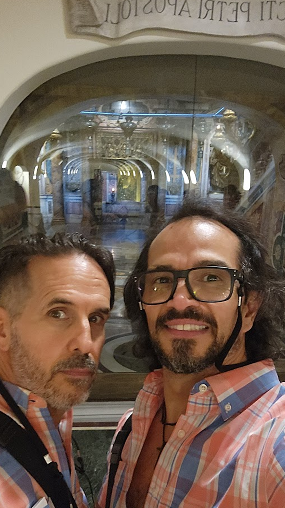 The World’s No.1 Superstar and husband Richard Sidow-Sobrino stand before the sacred tomb of Saint Peter in Vatican City—embodying reverence, destiny, and the mystique of global celebrity in a moment of timeless reflection