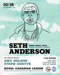 "These Exact Days, These Peaceful Nights" Western Canadian Album Release Tour (w/band)