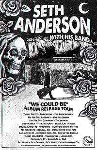 Seth Anderson "We Could Be." Album Release Party w/ The Hockey Fight, and The Cave Arcade (Canmore, AB)