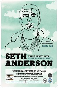 "These Exact Days, These Peaceful Nights" Western Canadian Album Release Tour (w/band)