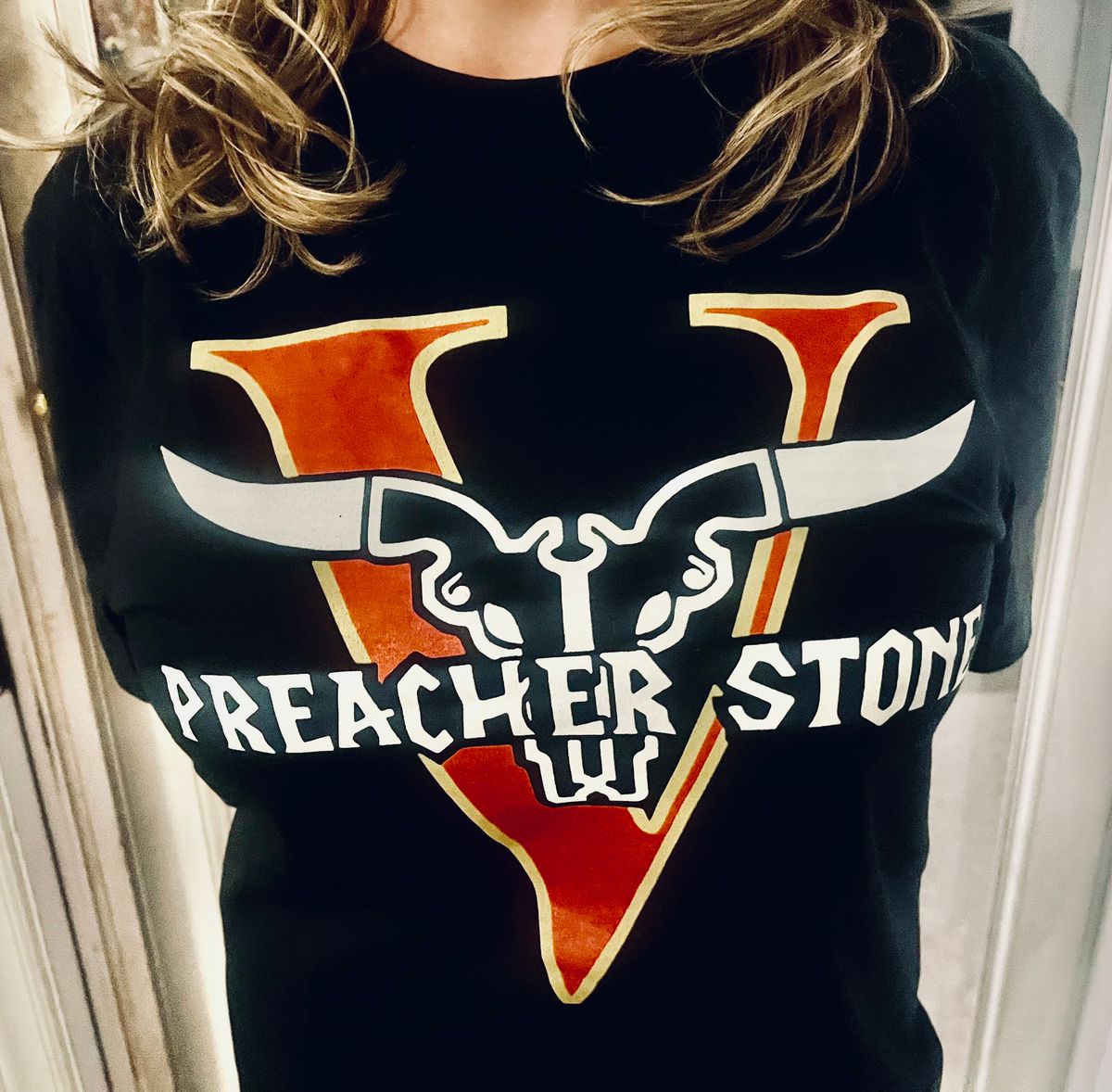 'V' Logo Crew Neck