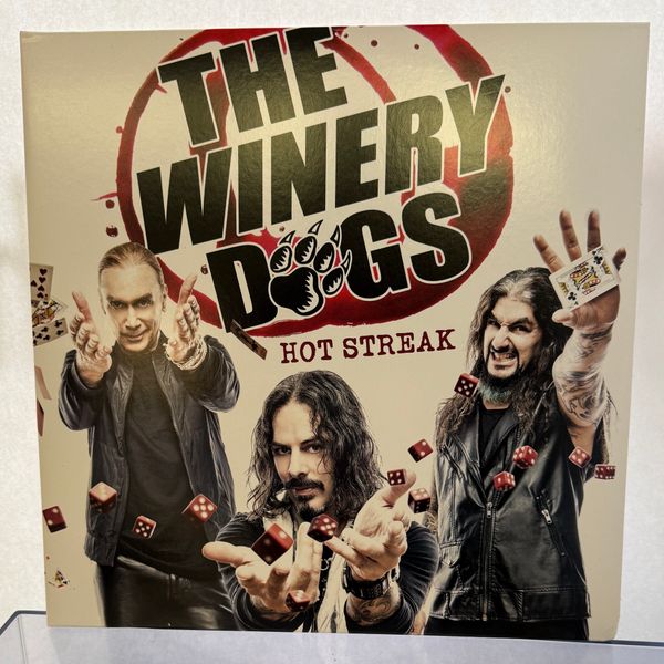 The Winery Dogs - Hot Streak (2015 2xLP, Album, White)  + Free Book
