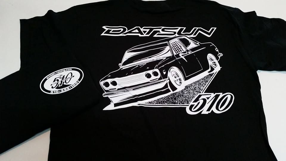 Datsun 510 Parts Outlet Tee Shirts BLACK
