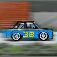 DATSUN 510 PIN #38 B-SEDAN  BLACK NICKEL VARIANT EDITION