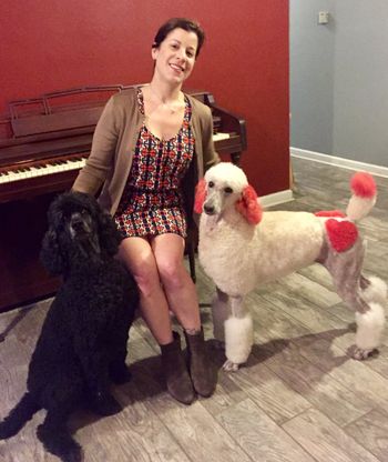 Happy Valentine's Day from Comet , Clover, and Maria
