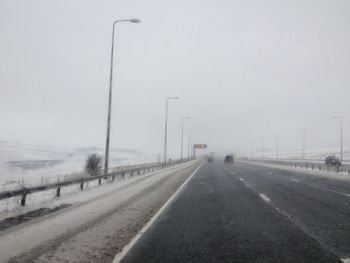 Snowy weather on the Mike Keneally Band Tour, 2013

