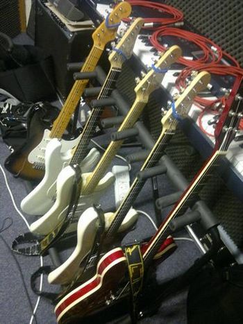 Recording studio, The Envisage Conundrum album, 2012
