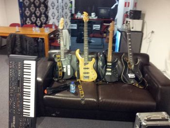 Backstage at Paradox, Tilburg, 2014
