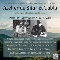Paul Livingstone & Niraj Singh at Semaine des Arts (Workshop)