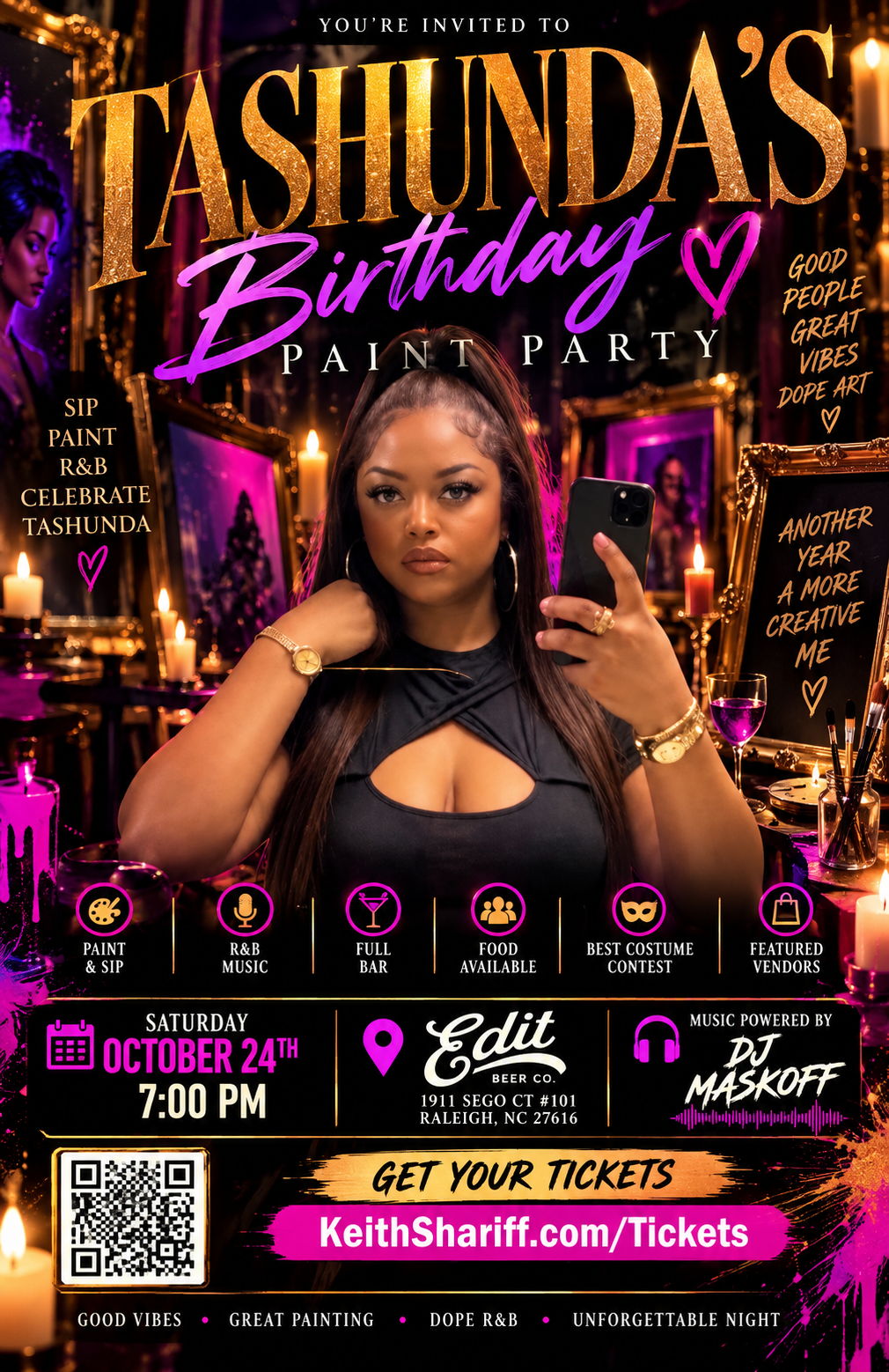 Tashunda’s Paint Birthday Party 