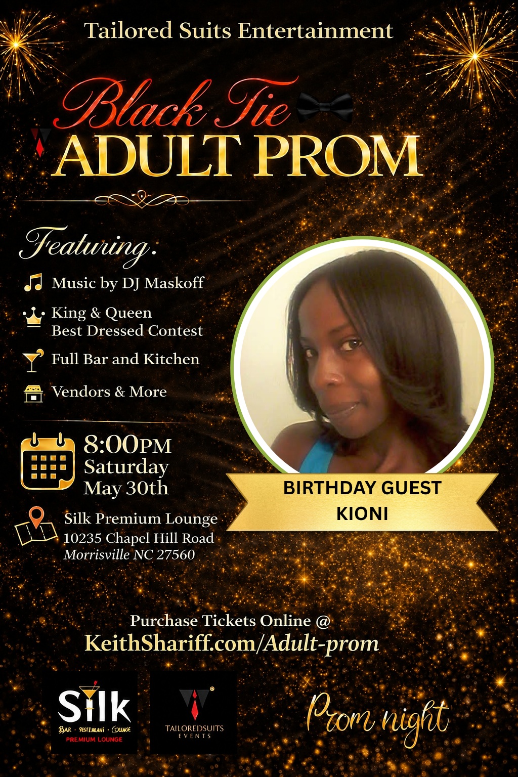 Happy Birthday Season Kioni !  Discounted VIP admission 