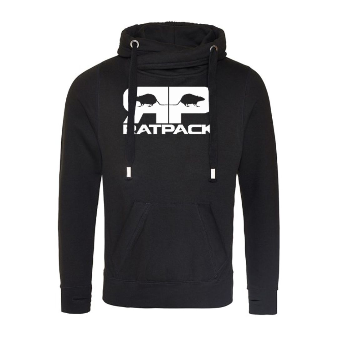 Cross Neck Pullover Hoodie - RatPack