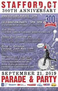 Cold Train celebrates Stafford Springs 300th Anniv.