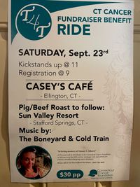 T 4 T Benefit Ride- BBQ-Concert