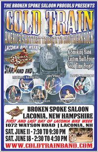 Last Saturday of N.H. Bike Week 2016 at the Broken Spoke