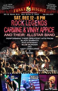 Appearance with Carmine & Vinny Appice W/allstar band.