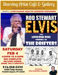 Dinner Show - Rod, Elvis & Linwood Peel (Formerly of Drifters)
