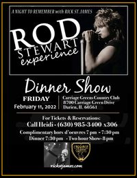Rick St. James - Rod Stewart Experience Dinner & Show