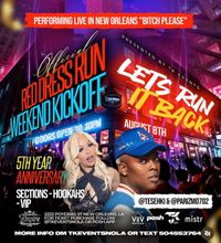 RED DRESS RUN WEEKEND KICKOFF LETS RUN IT BACK 