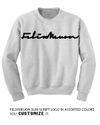 FELIXMEUON SLIM SCRIPT GRAY SWEATER