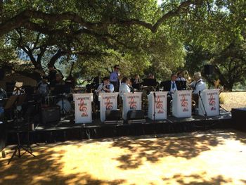 KUNDE wedding bandstand at 4:30 pm
