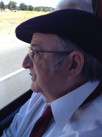 Steve Deutsch enjoys the ride to work
