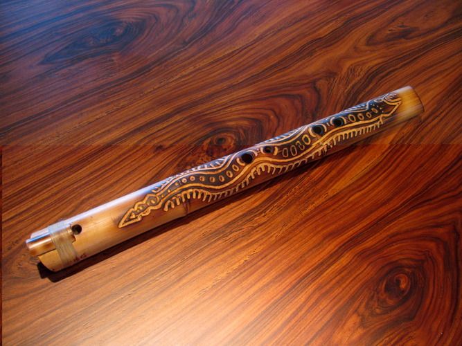 BAMBOO QUETZALCOATL FLUTE (made to order)