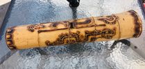 "1" TEPONAZTLI - Engraved/Burned Ancient Artwork "MADE TO ORDER"