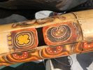 "1" TEPONAZTLI "Engraved, Burned & Natural Pigment Paint" - MADE TO ORDER!!!